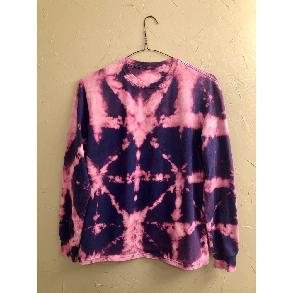 Custom Tie-Dye Long Sleeve T-Shirt